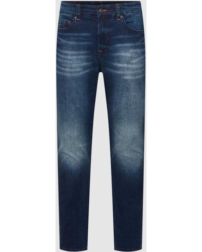 True Religion Skinny Fit Jeans mit Stretch-Anteil Modell 'JACK' - Blau