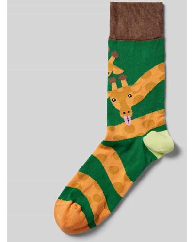 DillySocks Socken mit Motiv-Print - Grün