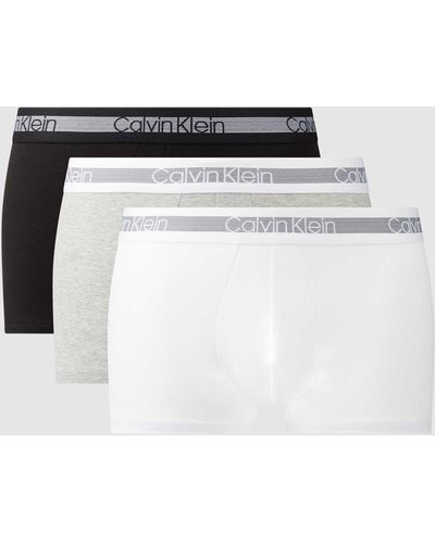 Calvin Klein Trunks im 3er-Pack mit Cooling-Effekt - Weiß