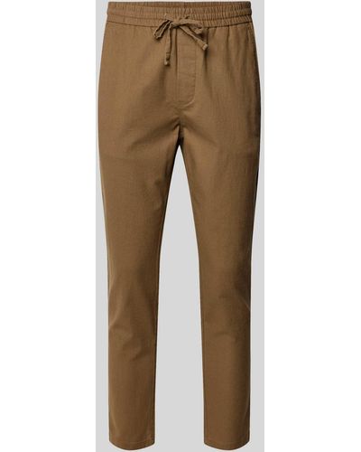 Only & Sons Tapered Fit Hose mit Stretch-Anteil Modell 'LINUS' - Natur