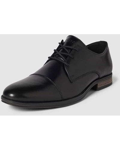 Jack & Jones Derby-Schuhe mit Schnürverschluss Modell 'RAYMOND' - Schwarz
