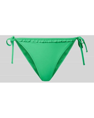 Shiwi Bikini-Slip mit Schleifen-Details Modell 'Romy' - Grün