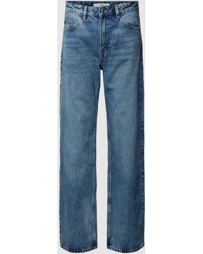 Mango Flared Jeans im 5-Pocket-Design Modell 'MIAMI' - Blau