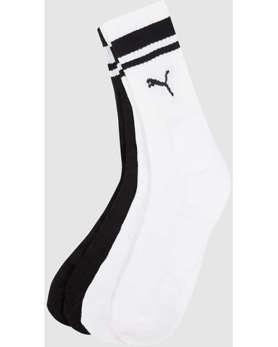 PUMA Socken mit Stretch-Anteil im 4er-Pack - Weiß