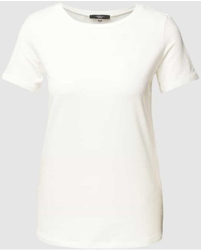 Weekend by Maxmara T-Shirt mit Rundhalsausschnitt Modell 'MULTIB' in weiß - Natur
