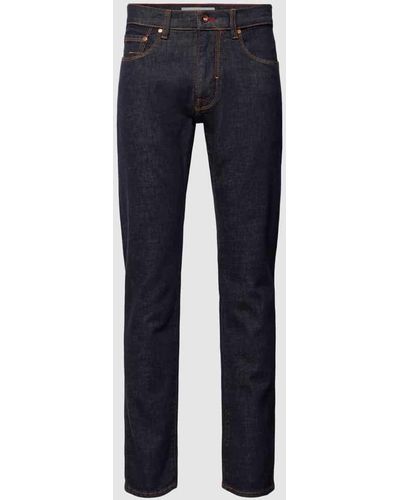 Pierre Cardin Tapered Fit Jeans mit Label-Detail Modell 'Lyon' - Blau