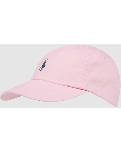 Polo Ralph Lauren Cap mit Label-Stitching - Pink