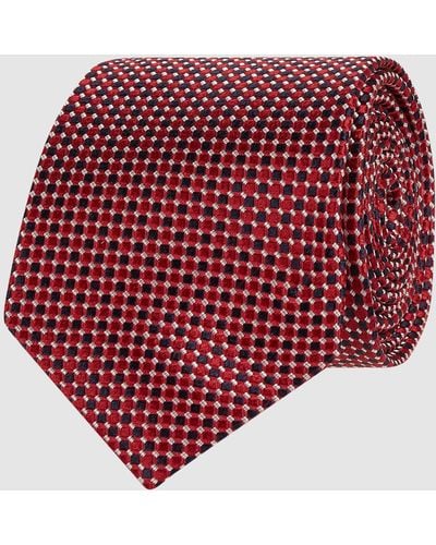 Eterna Krawatte aus Seide (7,5 cm) - Rot