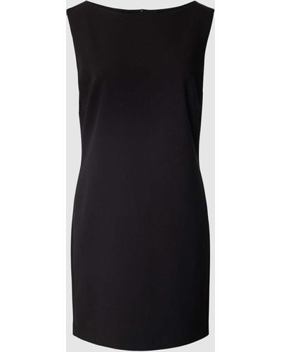 Comma, Mini-jurk Met Structuurmotief - Zwart
