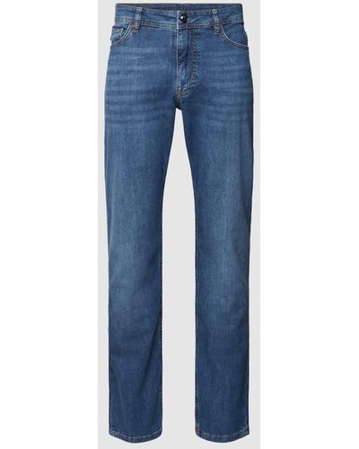 Joop! Modern Fit Jeans im 5-Pocket-Design Modell 'Fortress' - Blau