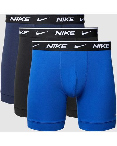 Nike Boxershort Met Elastische Band Met Logo - Blauw