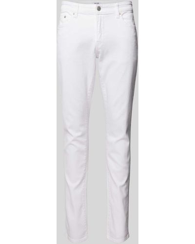 Only & Sons Slim Fit Jeans in unifarbenem Design - Weiß