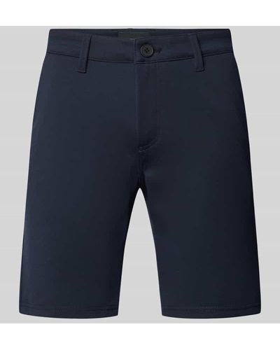 Blend Regular Fit Shorts mit Eingrifftaschen - Blau