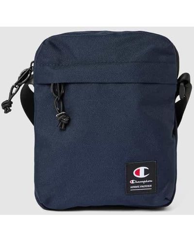 Champion Crossbody Bag mit Label-Detail - Blau