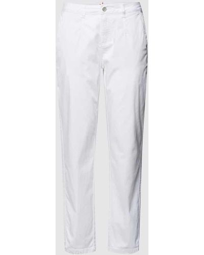 Buena Vista Hose mit Bundfalten Modell 'GINA' - Weiß
