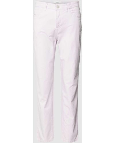 Brax Slim Fit Jeans in verkürzter Passform Modell 'STYLE.MARY' - Pink