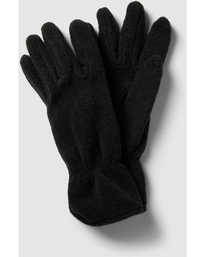 LOEVENICH Handschuhe mit elastischem Einsatz - Schwarz