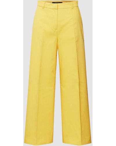 Weekend by Maxmara Anzughose mit seitlichen Eingrifftaschen Modell 'ZIRCONE' - Gelb