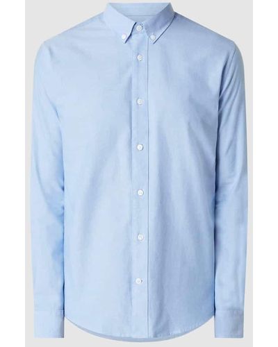 Matíníque Regular Fit Business-Hemd aus Oxford Modell 'Jude' - Blau