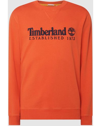 Timberland Sweatshirt Met Logo - Oranje
