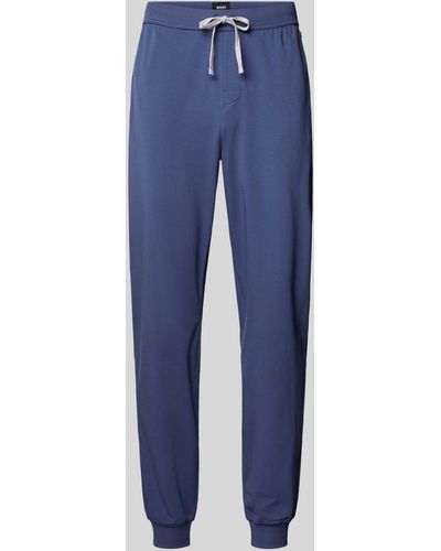 BOSS Sweatpants mit elastischem Bund Modell 'Hadiko' - Blau