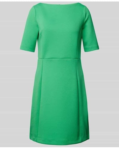 Zero Knielanges Kleid mit U-Boot-Ausschnitt - Grün