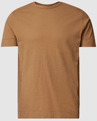 Mos Mosh T-Shirt aus Baumwolle mit Rundhalsausschnitt Modell 'Jack' - Braun