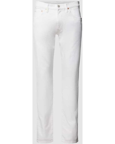 Polo Ralph Lauren Regular Fit Jeans mit Eingrifftaschen Modell 'SULLIVAN' - Weiß