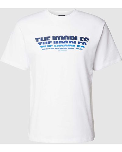 The Kooples T-Shirt mit Label-Print Modell 'MC' - Weiß