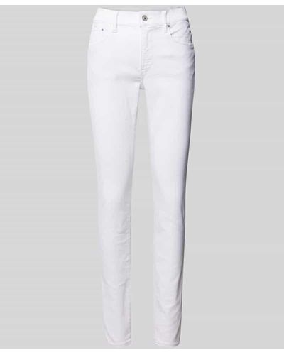G-Star RAW Skinny Fit Jeans in unifarbenem Design - Weiß