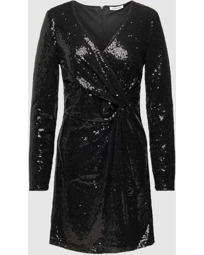 EDITED Mini-jurk Met Pailletten - Zwart