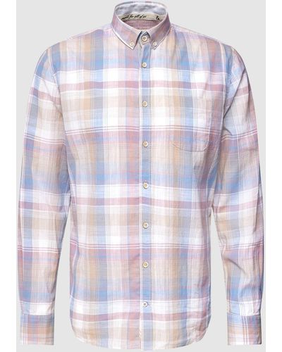 COLOURS & SONS Zakelijk Overhemd Met Button-downkraag - Wit