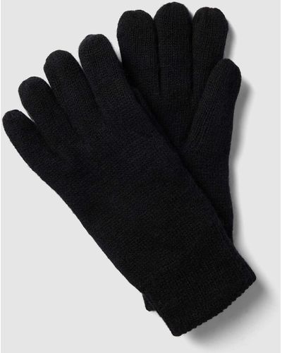 Barbour Handschuhe mit verstellbarem Riegel Modell 'Carlton' - Schwarz