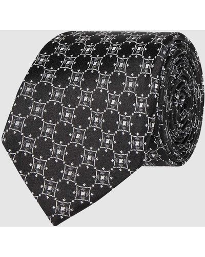 Eterna Krawatte aus Seide (6 cm) - Schwarz