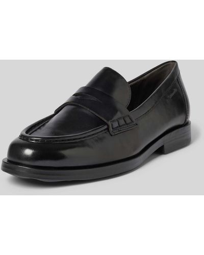 Tamaris Loafers Met Labeldetail - Zwart