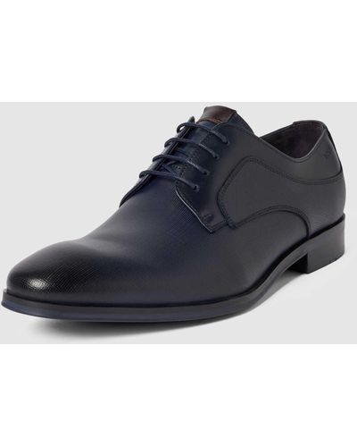 DIGEL Derby-Schuhe mit Schnürverschluss Modell 'Sio' - Blau