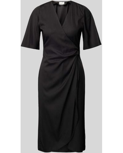 ARMEDANGELS Midi-jurk Met Strikceintuur - Zwart