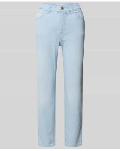 M·a·c Jeans in verkürzter Passform Modell 'MELANIE' - Blau