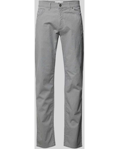 Brax Regular Fit Hose im 5-Pocket-Design Modell 'CADIZ' - Grau
