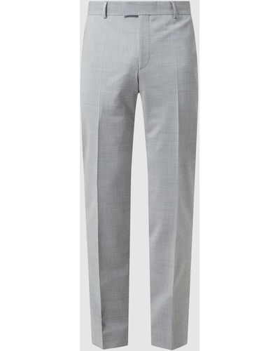 Strellson Slim Fit Anzughose mit Stretch-Anteil Modell 'Max' - Grau