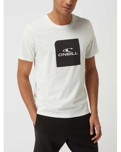 O'neill Sportswear Regular Fit T-Shirt aus Baumwolle - Weiß