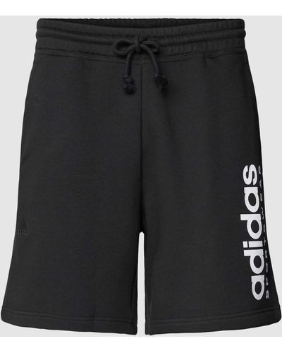 adidas Shorts Met Logoprint - Zwart
