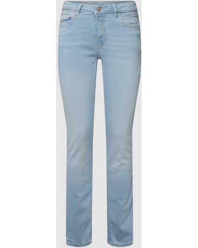 Esprit Jeans Met Labelpatch - Blauw