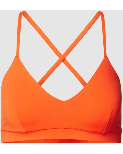 MYMARINI Bikini-Oberteil mit Spaghettiträgern - Orange