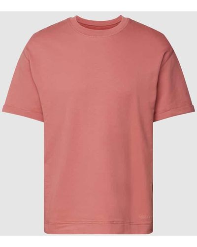 Windsor. T-Shirt mit Label-Detail Modell 'Sevo' - Pink