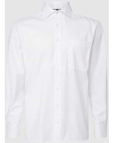 Eterna Comfort Fit Business-Hemd aus Baumwolle - Weiß