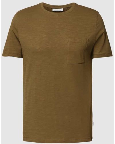 Casual Friday T-Shirt mit aufgesetzter Brusttasche Modell 'THOR' - Grün