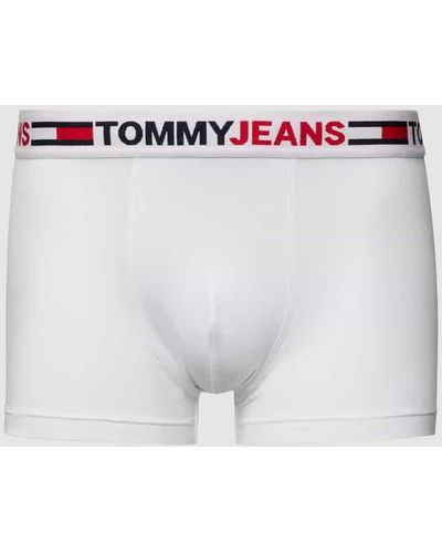 Tommy Hilfiger Trunks mit Label-Schriftzug - Weiß