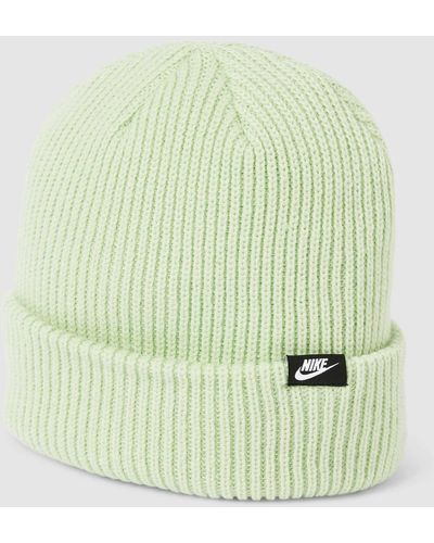 Nike Beanie Met Labeldetail - Groen