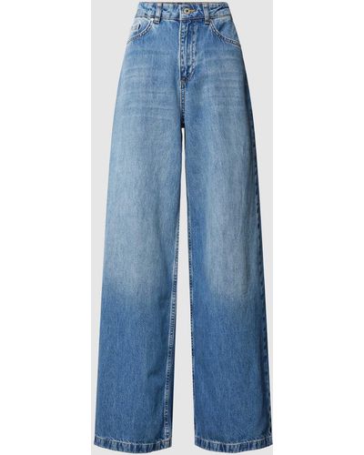 Jake*s Flared Jeans im 5-Pocket-Design - Blau
